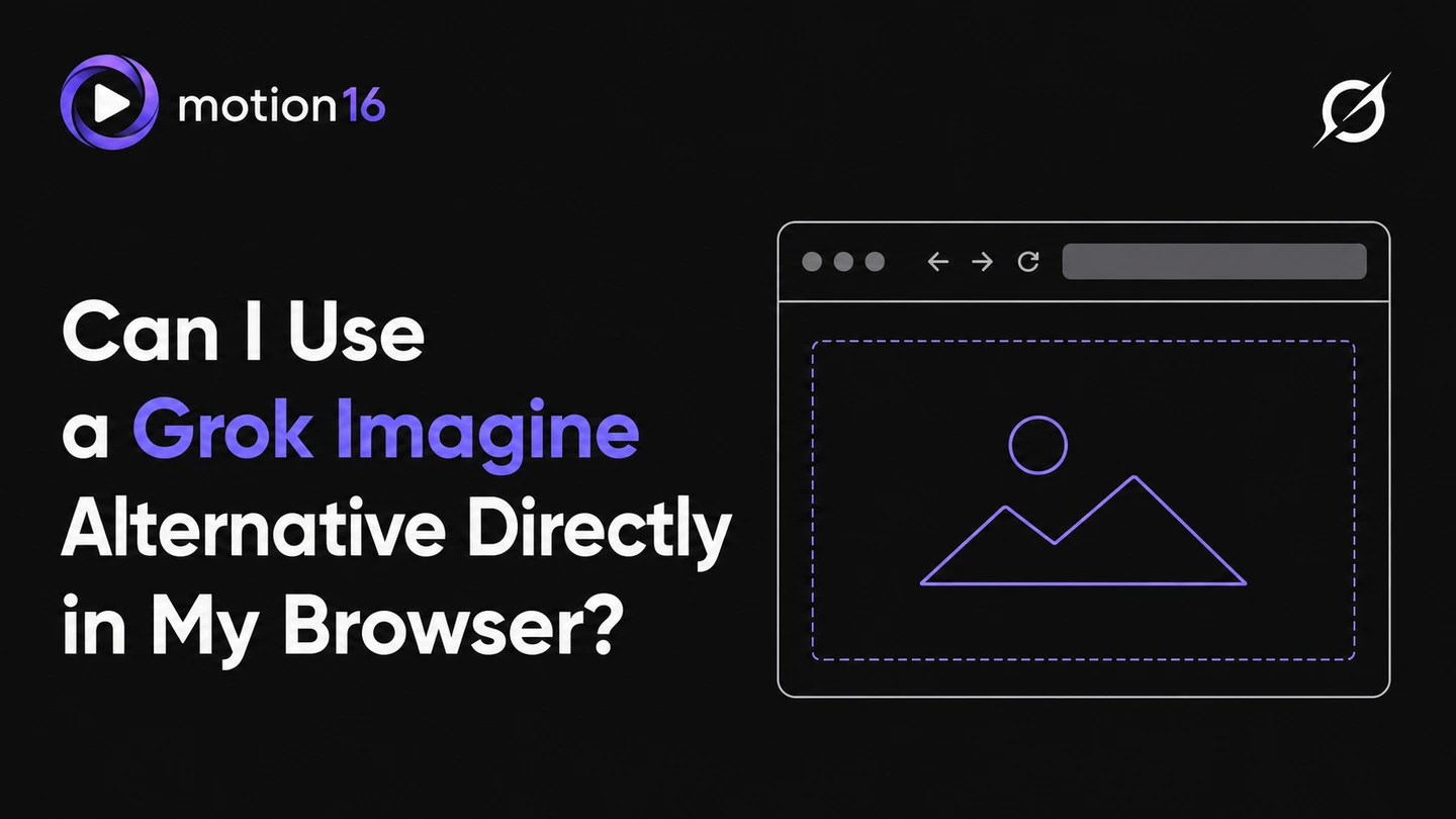 Can I use a Grok Imagine alternative directly in my browser?