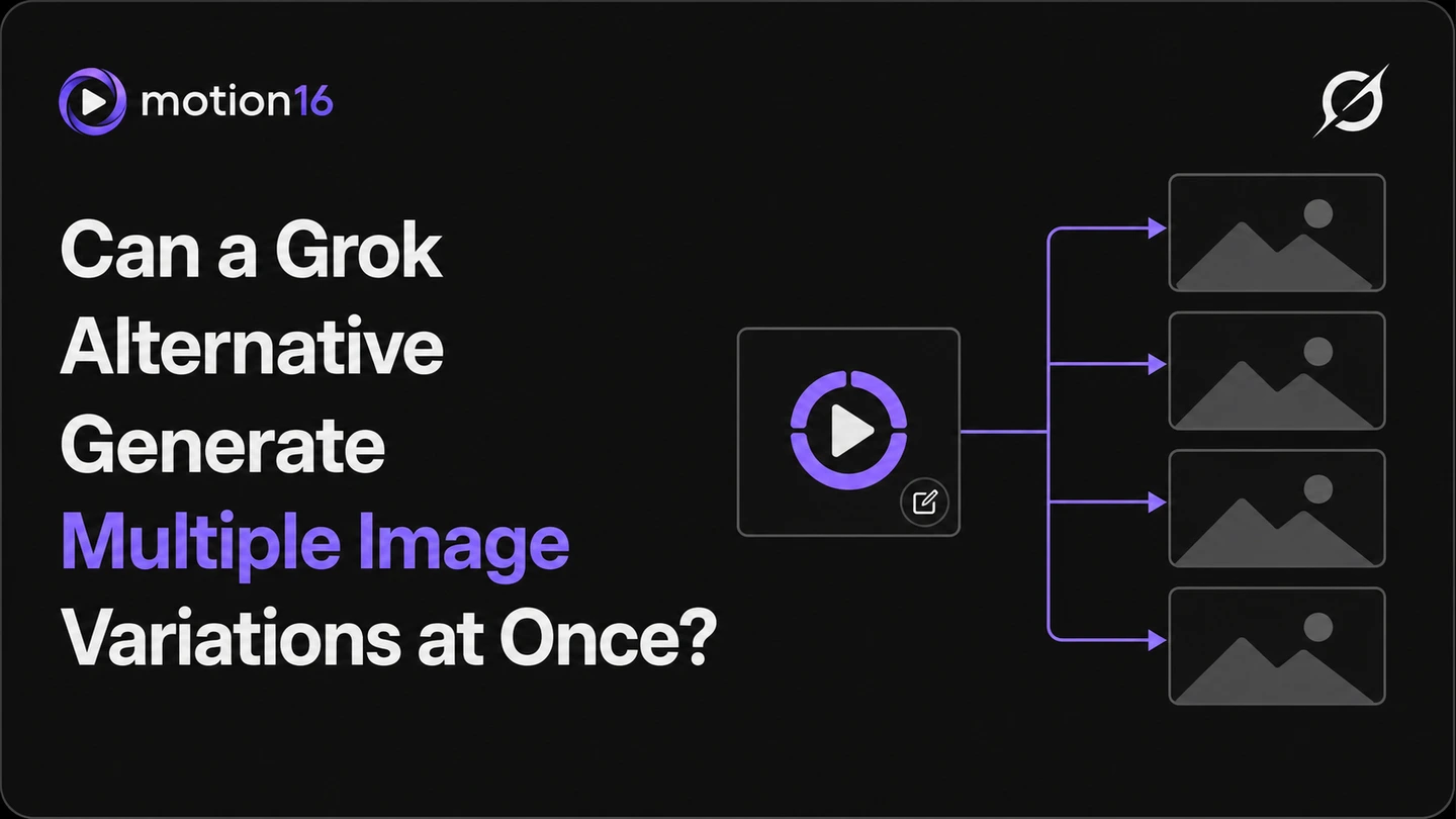 Can a Grok alternative generate multiple image variations at once?